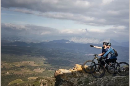 E-mountain bike circuit at Força Réal - Perpignan Expériences